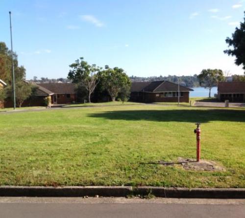 Veterans Field near waterfront